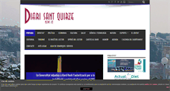 Desktop Screenshot of diarisantquirze.cat