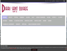 Tablet Screenshot of diarisantquirze.cat
